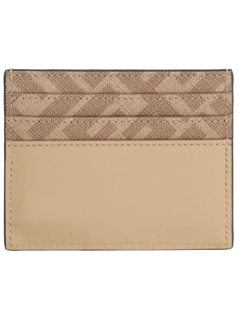 Fendi Leather Card Case — Beige Cases