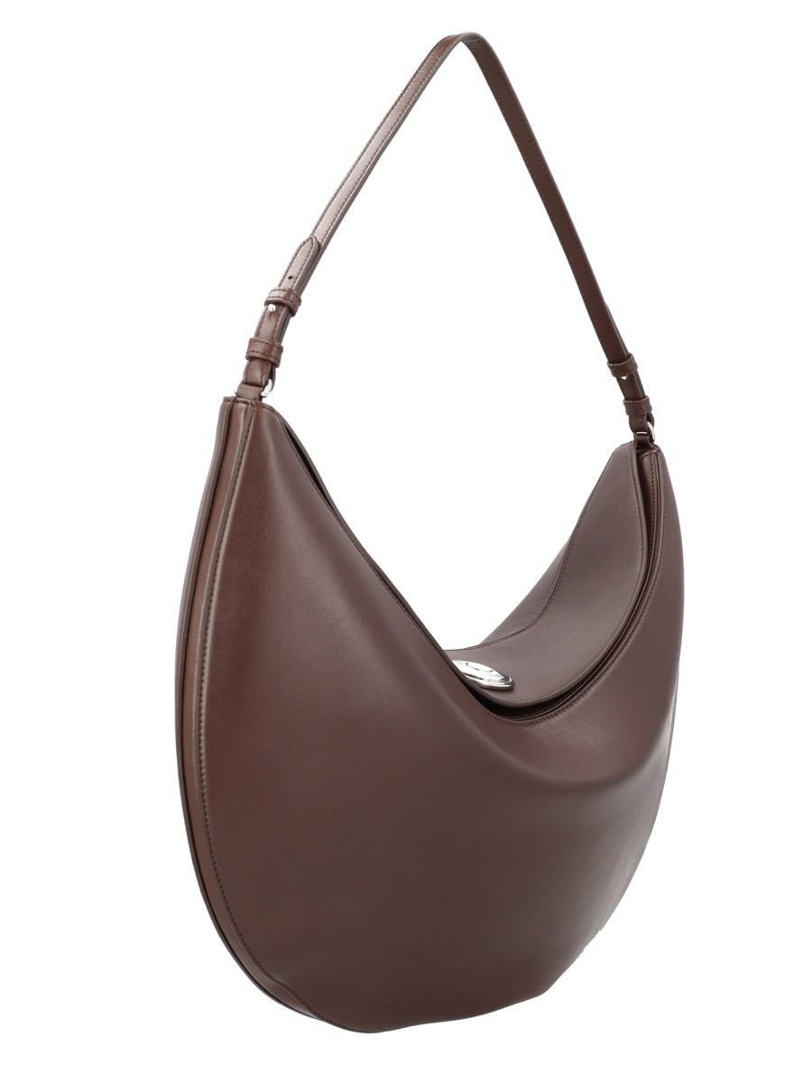 Jacquemus Ovalo Hobo Bag — Brown Calf Leather