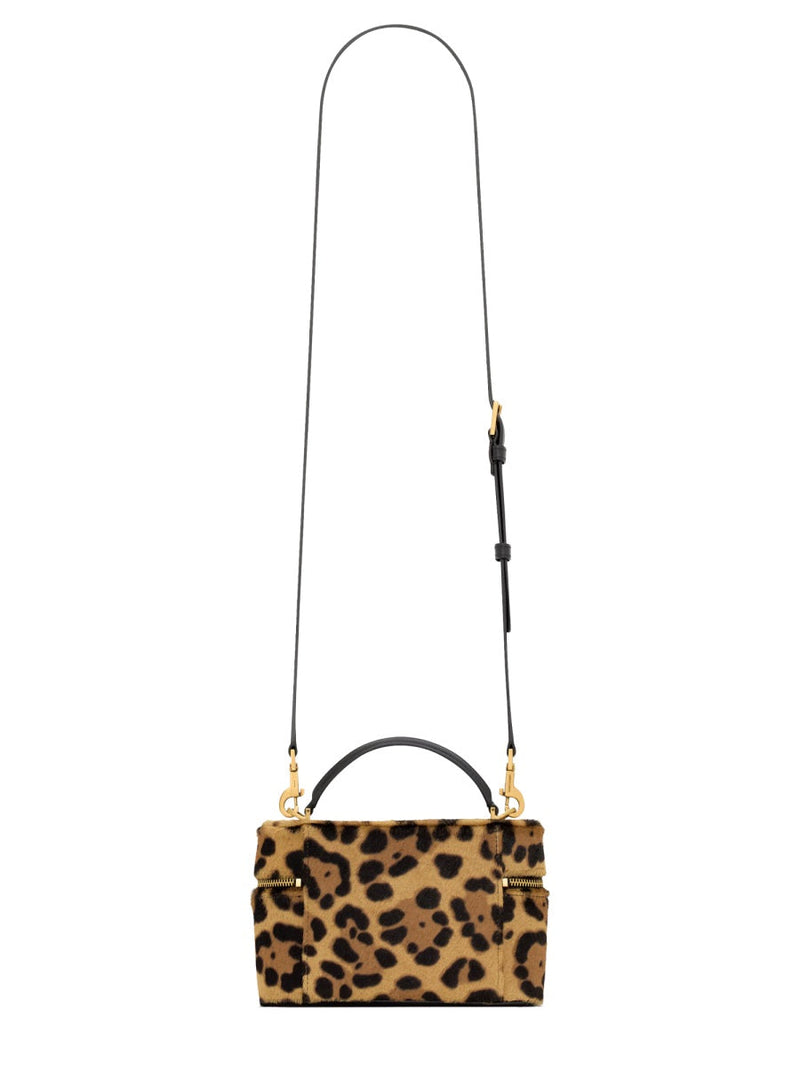 Saint Laurent Vanity Gaby Shoulder Bag — Brown Calf Leather