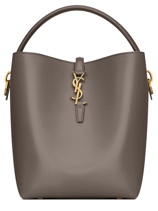 Saint Laurent The 37 Shoulder Bag — Gray Calf Skin