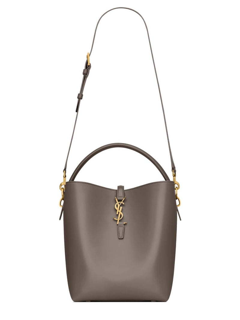 Saint Laurent The 37 Shoulder Bag — Gray Calf Skin