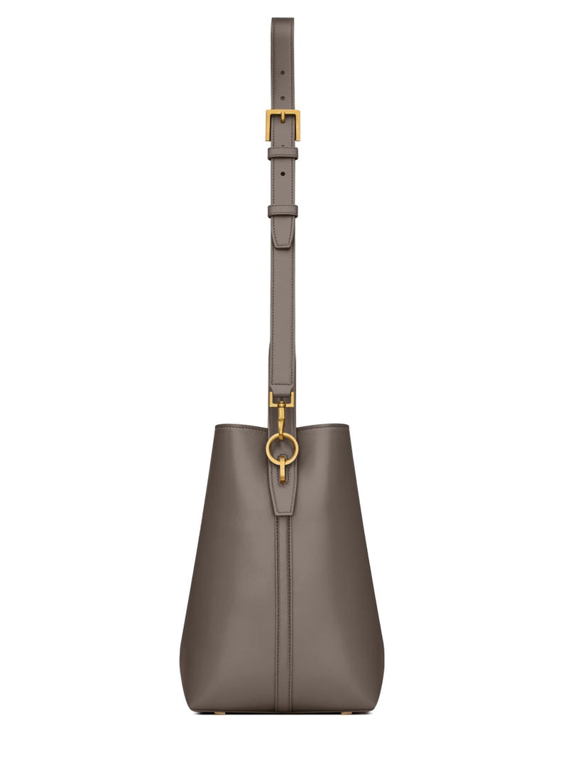 Saint Laurent The 37 Shoulder Bag — Gray Calf Skin