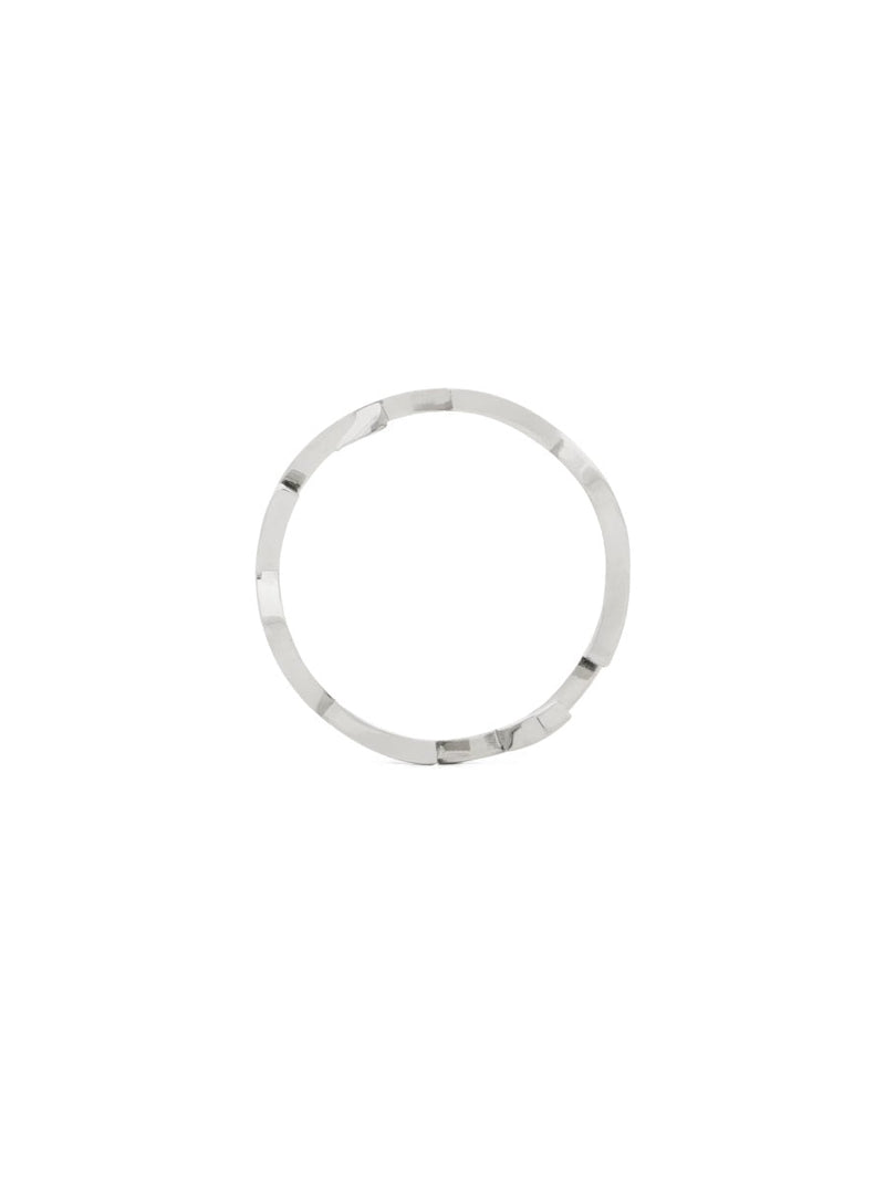 Saint Laurent Cassandre Ring — Silver Metal Rings