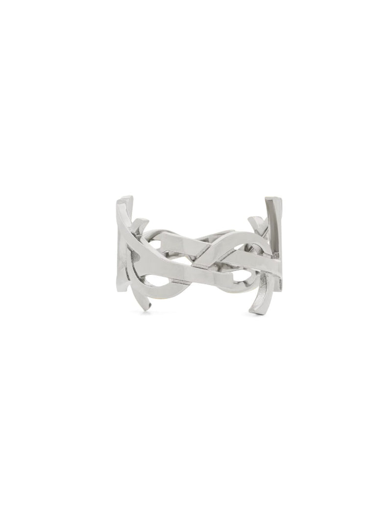 Saint Laurent Cassandre Ring — Silver Metal Rings