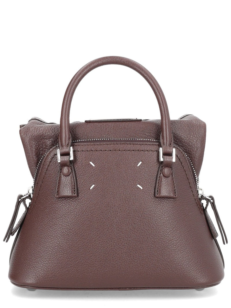 Maison Margiela 5ac Classique Shoulder Bag — Burgundy Leather