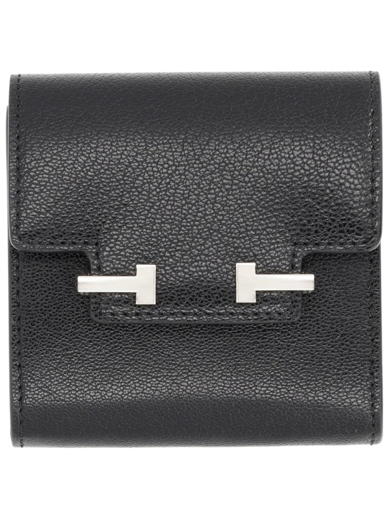Tom Ford Leather Card Case — Black Wallets & Purses