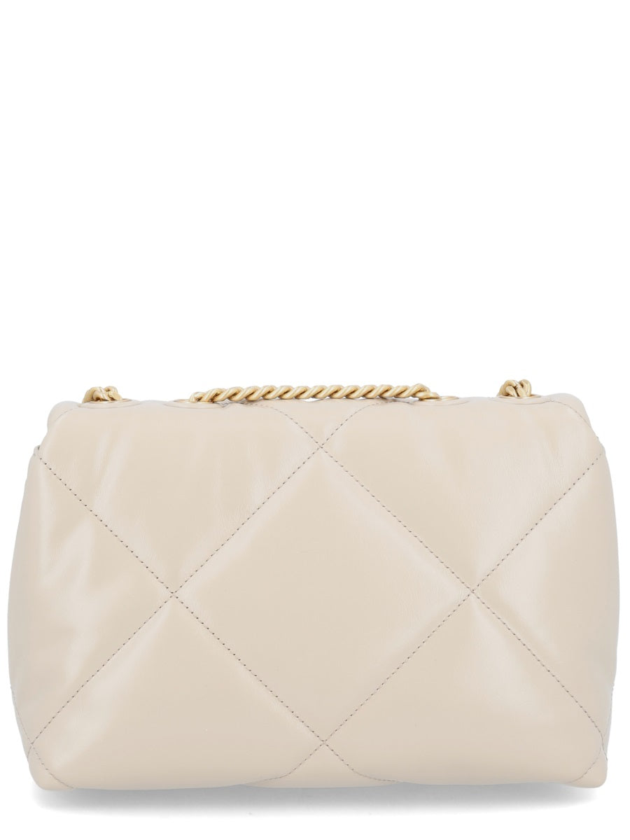Tory Burch Kira Shoulder Bag — Beige Leather