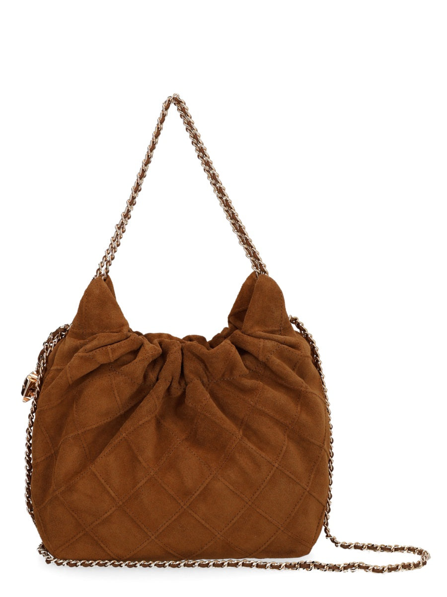 Tory Burch Fleming Shoulder Bag — Brown Leather