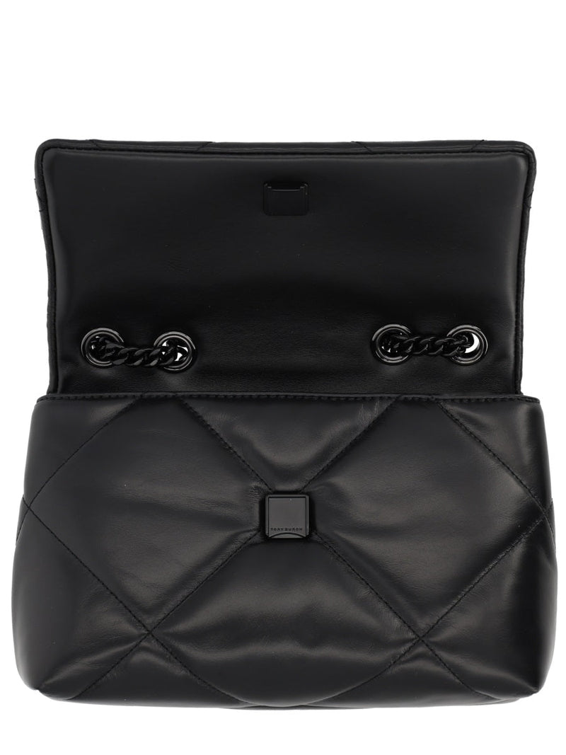 Tory Burch Kira Shoulder Bag — Black Leather