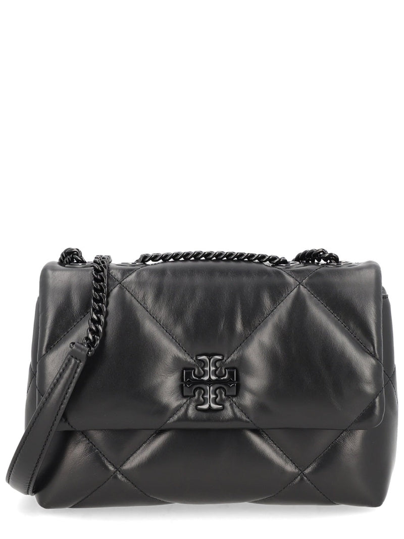 Tory Burch Kira Shoulder Bag — Black Leather