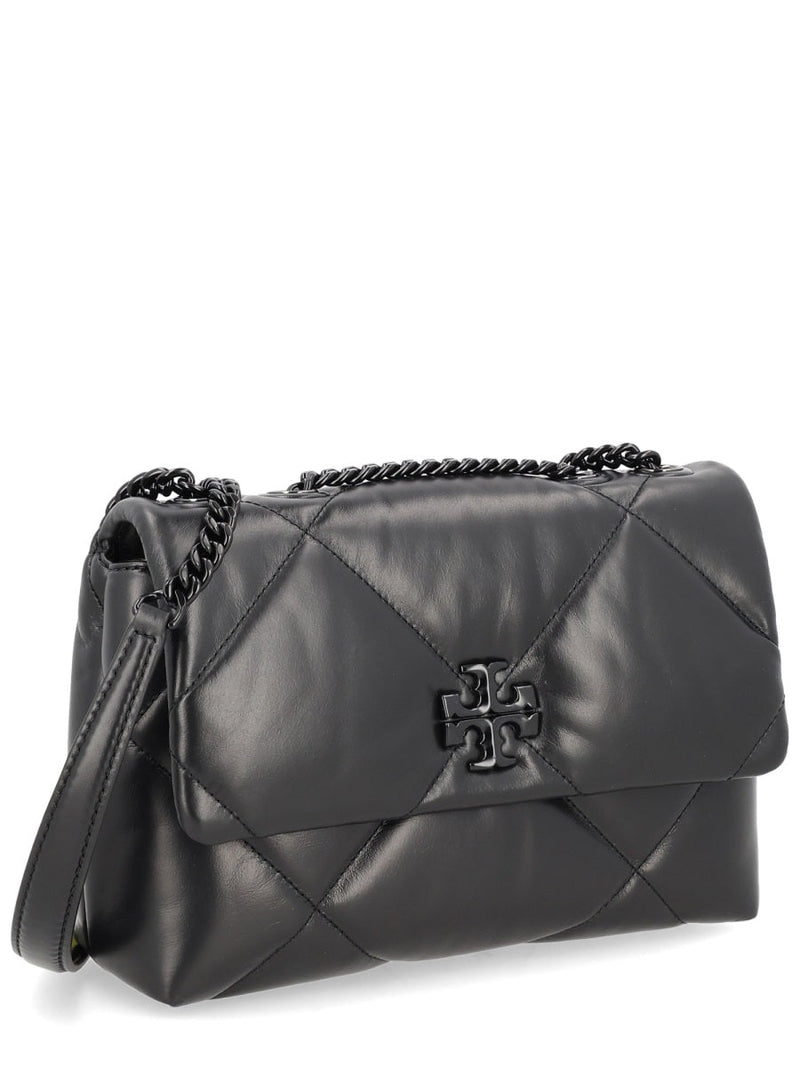 Tory Burch Kira Shoulder Bag — Black Leather