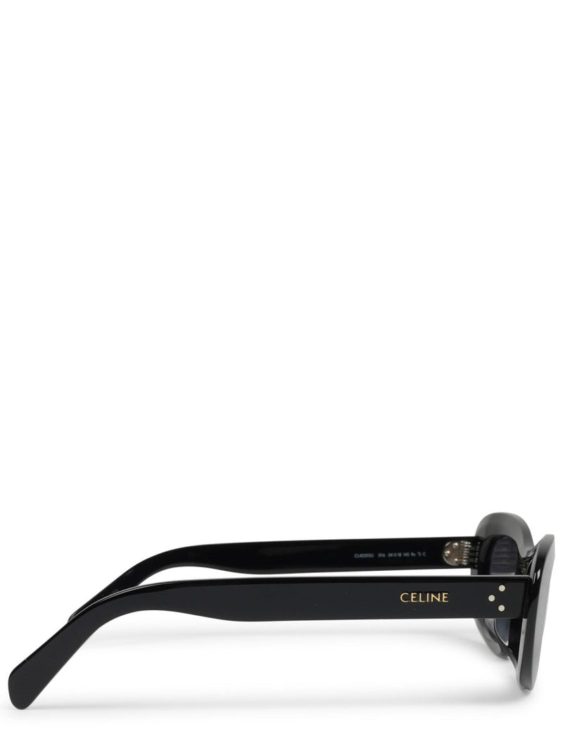 Celine 4s310cplb_38no Cat-Eye Acetate Sunglasses — Multicolor