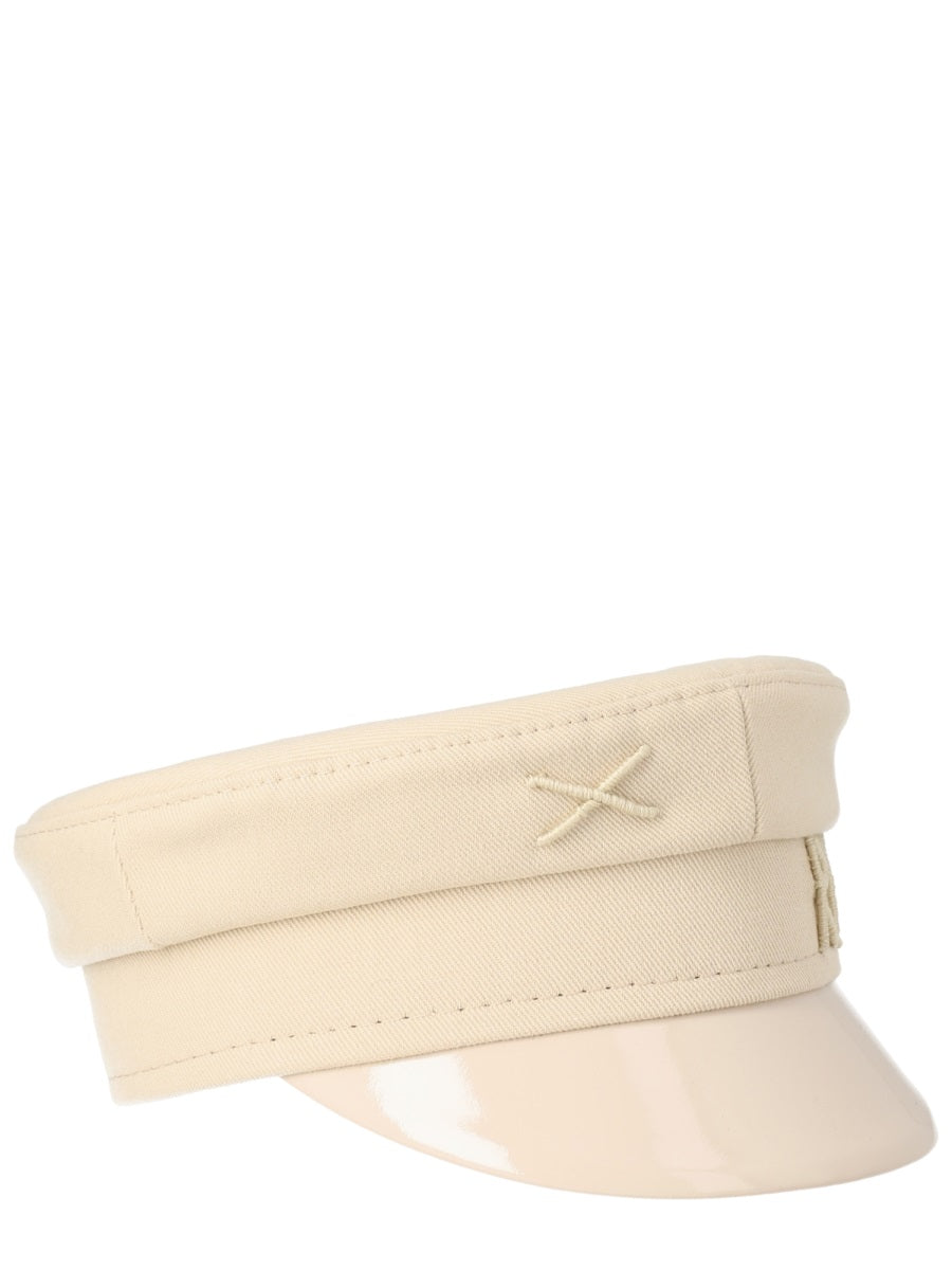 Ruslan Baginskiy Kpc0361ps26_cbeige Cotton Flat Cap — Beige Caps