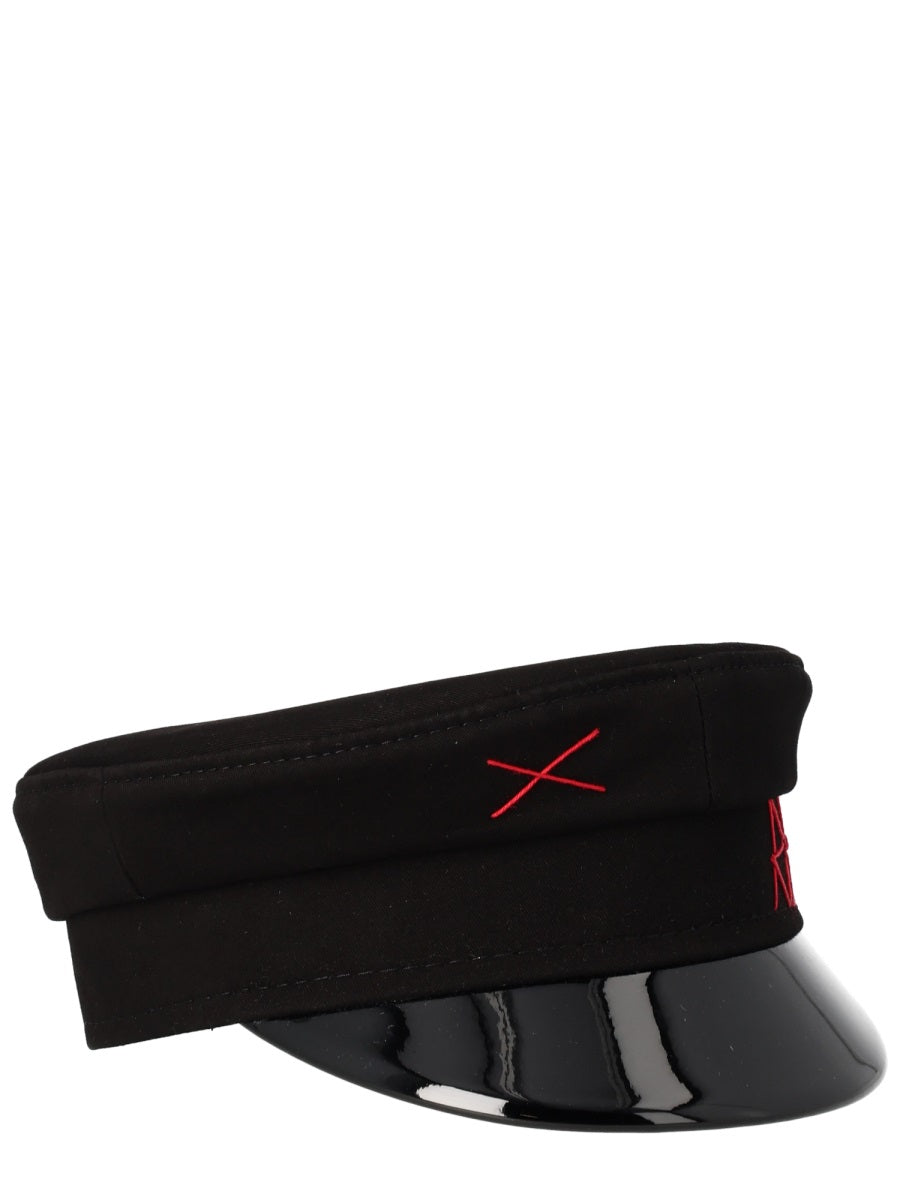 Ruslan Baginskiy Kpc033ps26_cblack Cotton Baker Boy Flat Cap — Black Caps