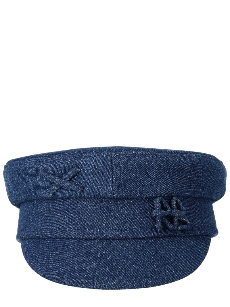 Ruslan Baginskiy Kpc078ps26_c-Jns-Frbblue Flat Cap — Blue Cotton Caps