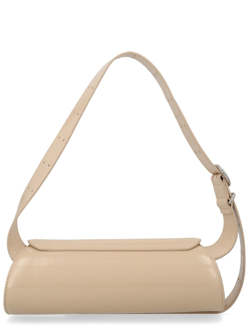 Jil Sander Shoulder Bag — Beige Leather