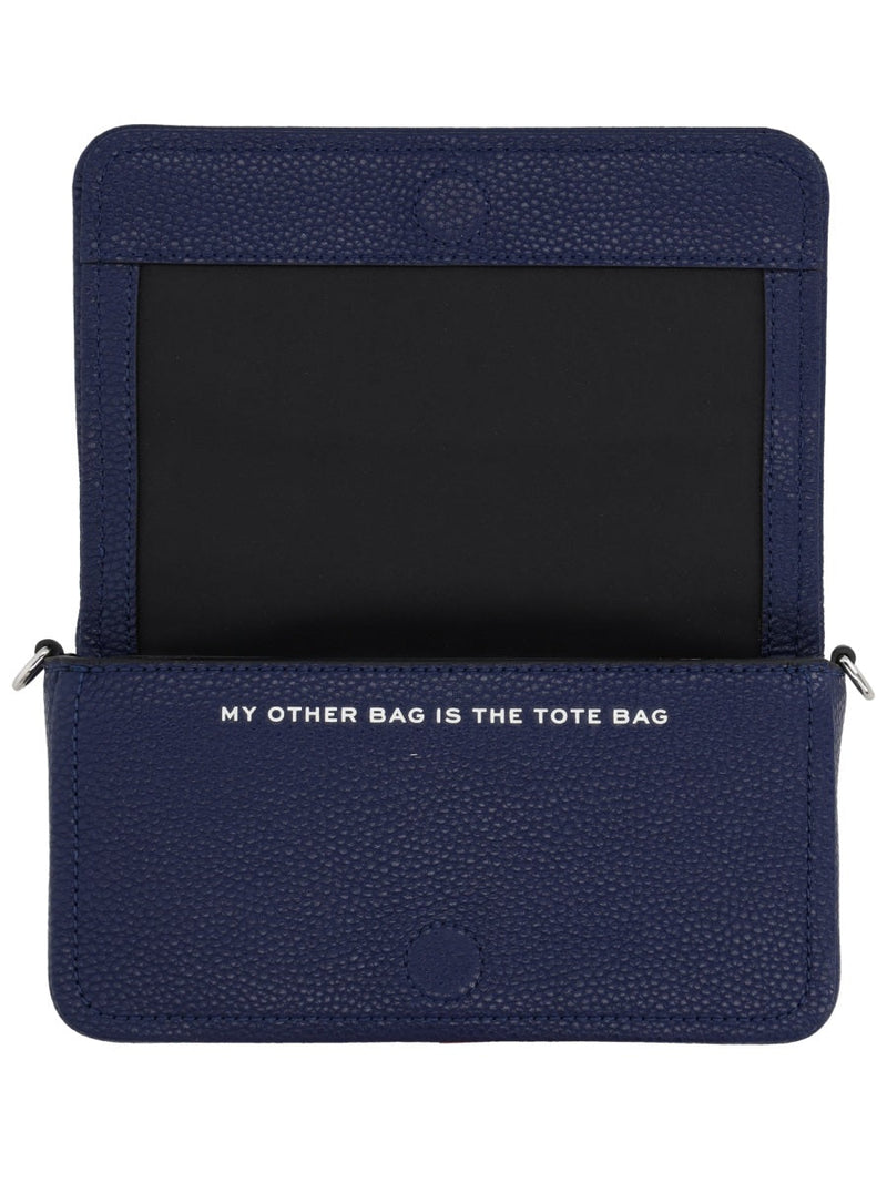 Marc Jacobs Split Leather Mini Bag — Blue