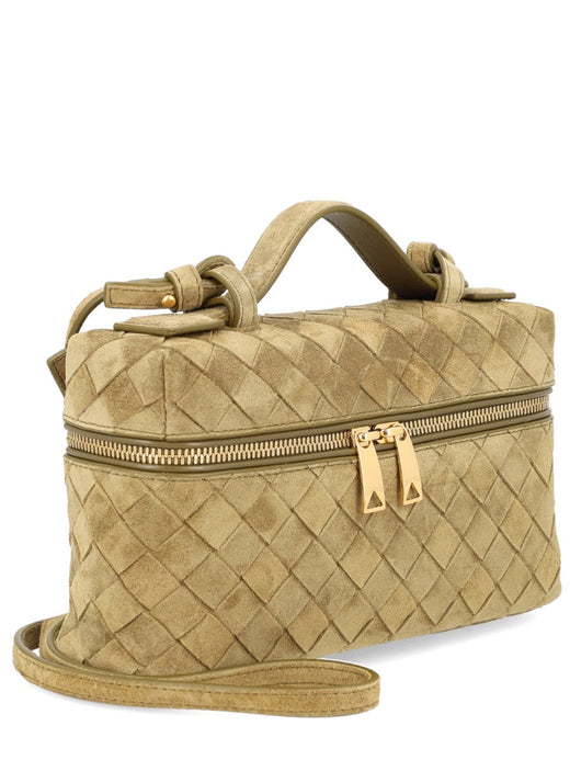 Bottega Veneta Bang Top Handle Bag — Gold Leather