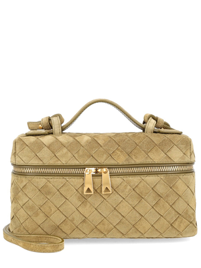 Bottega Veneta Bang Top Handle Bag — Gold Leather