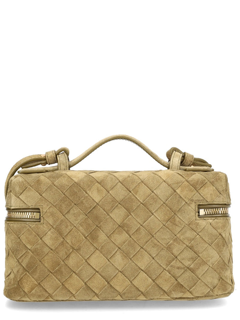 Bottega Veneta Bang Top Handle Bag — Gold Leather