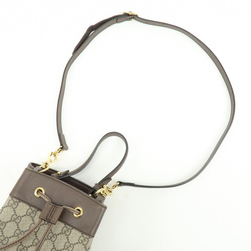 Gucci Ophidia Bucket Gg Coated Canvas Beige Bag