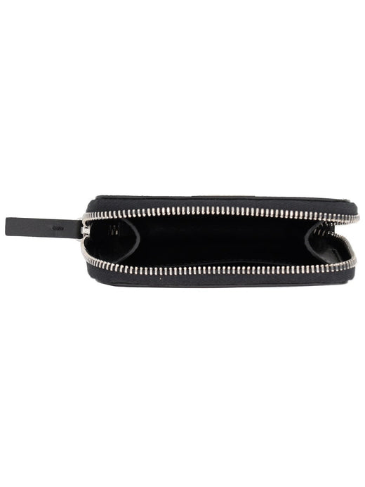 Mm6 Maison Margiela Wallet — Black Leather