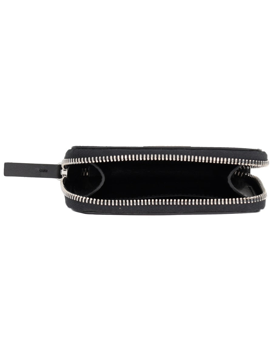 Mm6 Maison Margiela Wallet — Black Leather