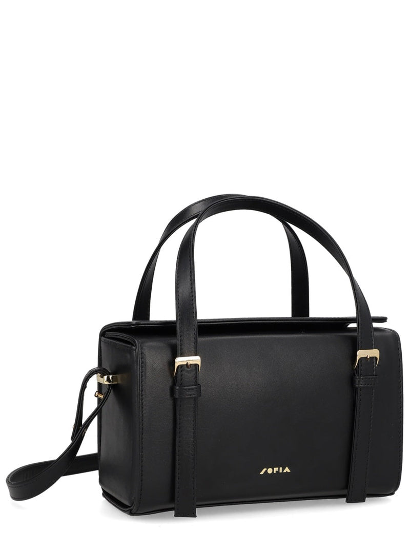 Sofia Belmondo Mini Bag — Black Calf Leather