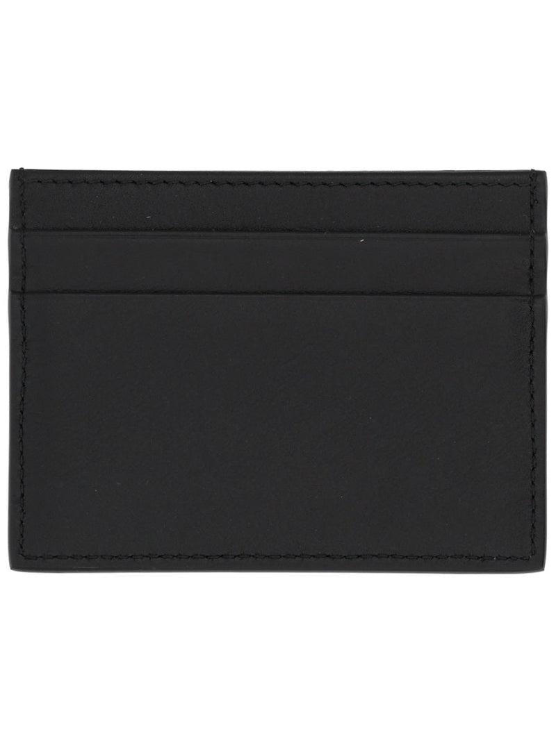 Dolce & Gabbana Leather Card Case — Black Cases