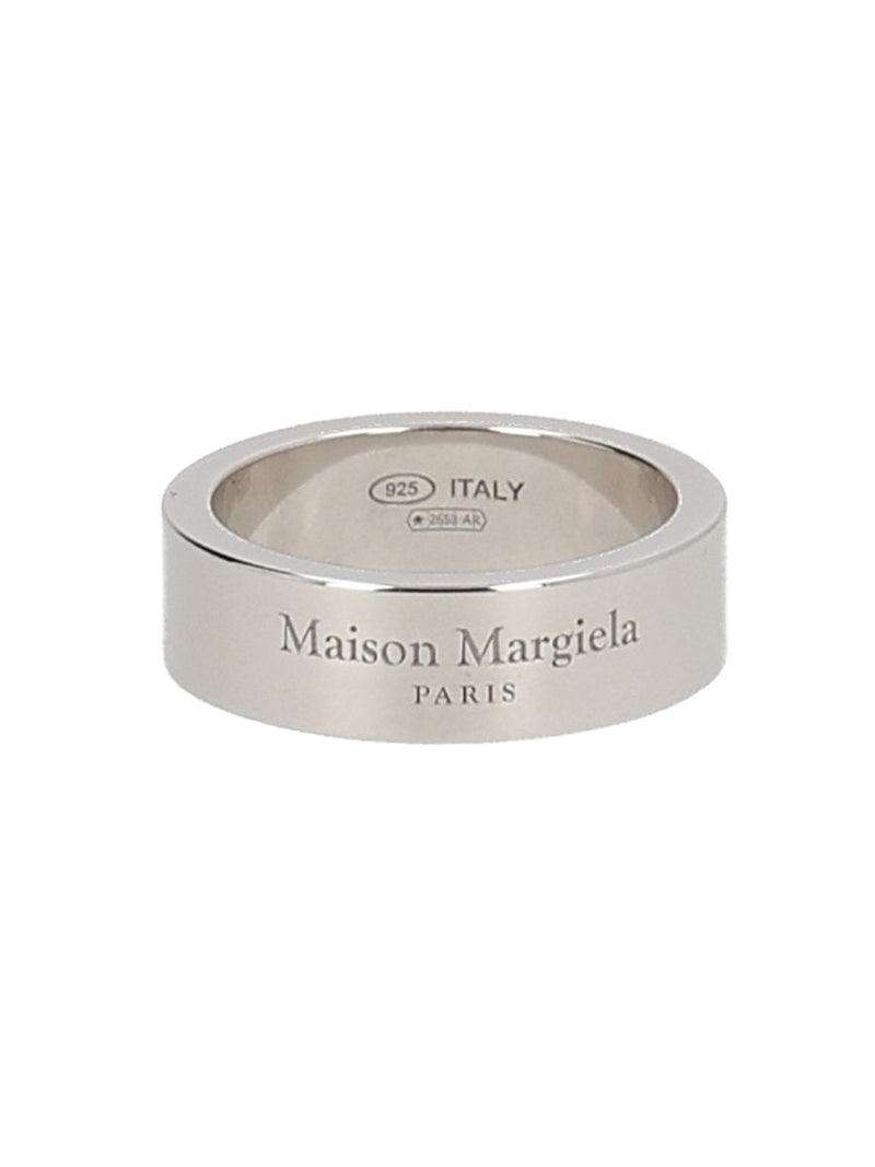 Maison Margiela Logo Silver Ring — Rings