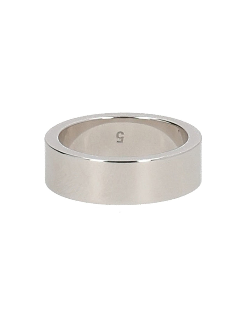Maison Margiela Logo Silver Ring — Rings