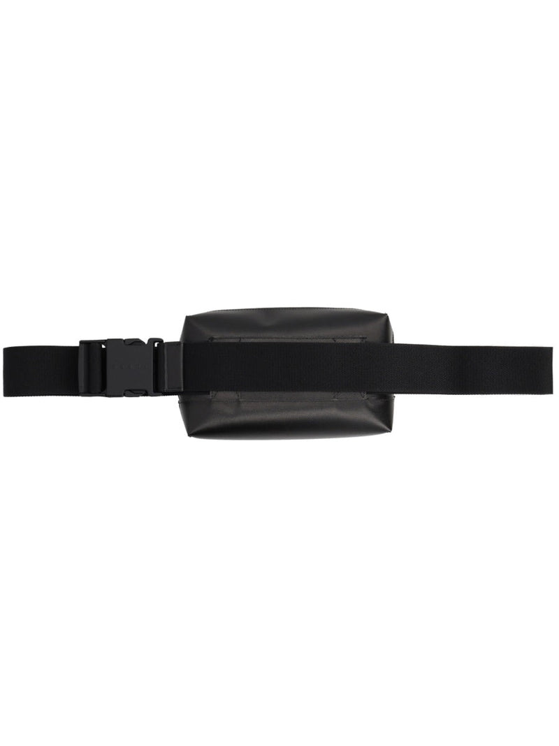 Marni Logo Pouch Belt Bag — Black Polyester