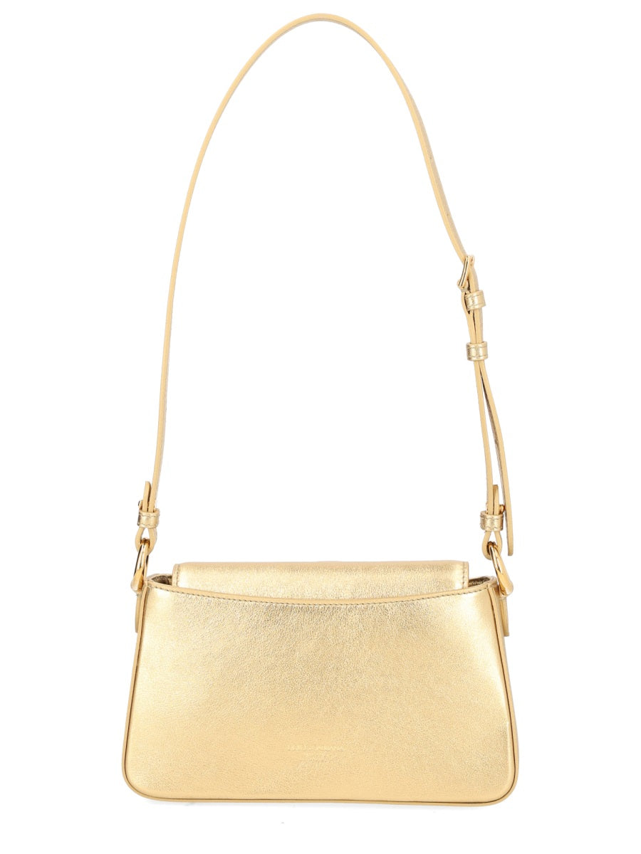 Dolce & Gabbana Leather Shoulder Bag — Gold