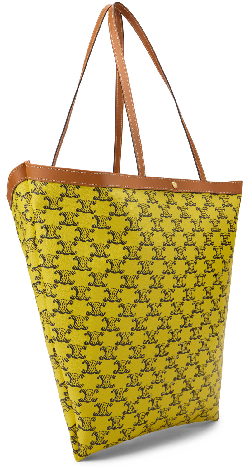 Celine Triomphe Tote Bag — Yellow Calfskin