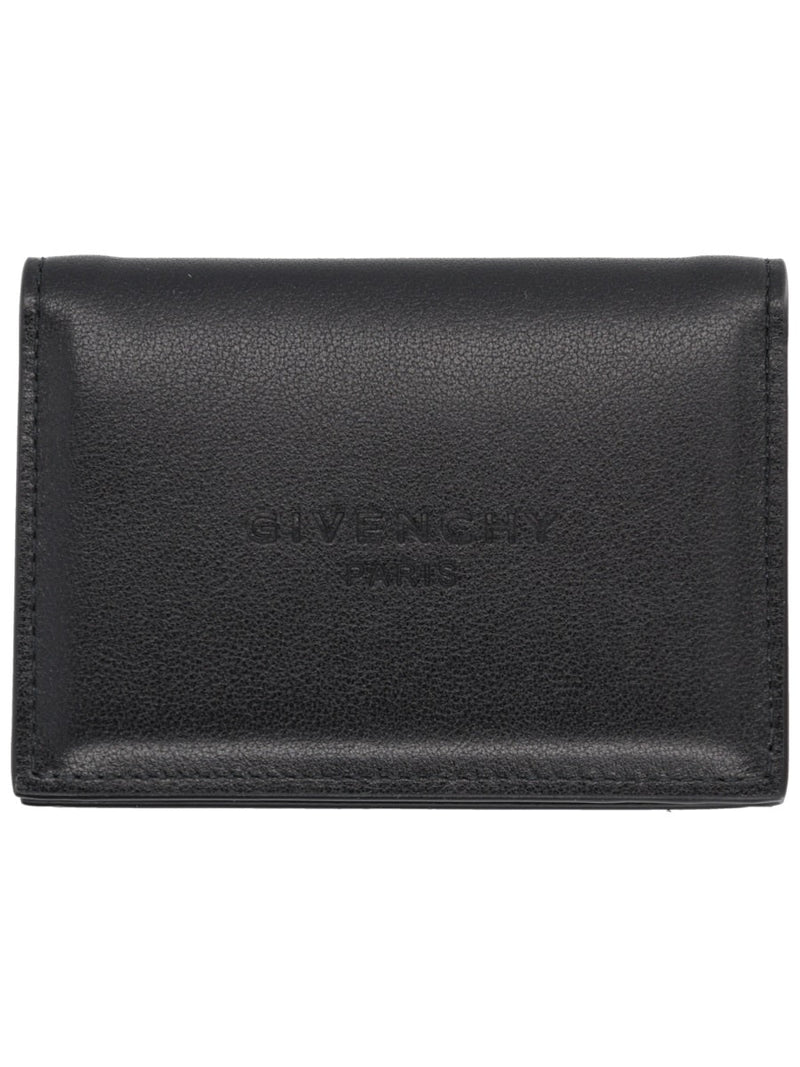 Givenchy Antigona Card Case — Black Calf Leather Cases