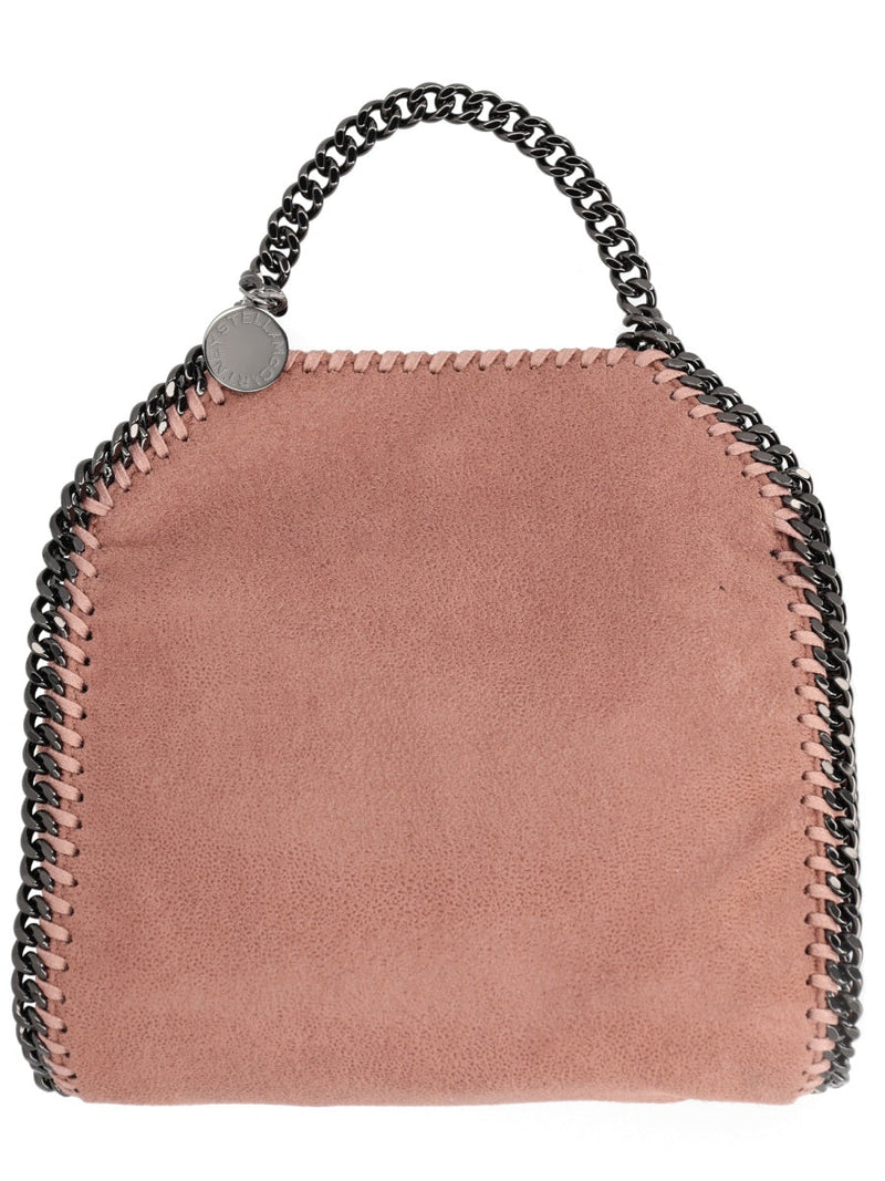 Stella Mccartney Falabella Micro Shoulder Bag — Brown Polyester
