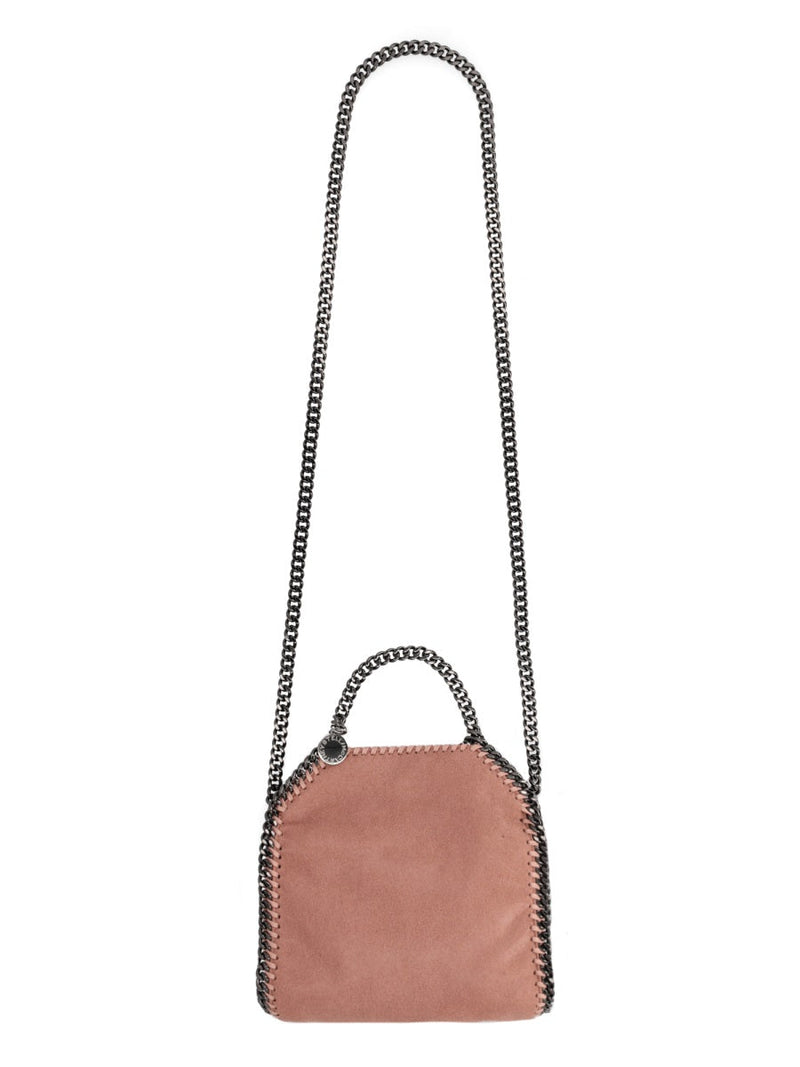 Stella Mccartney Falabella Micro Shoulder Bag — Brown Polyester