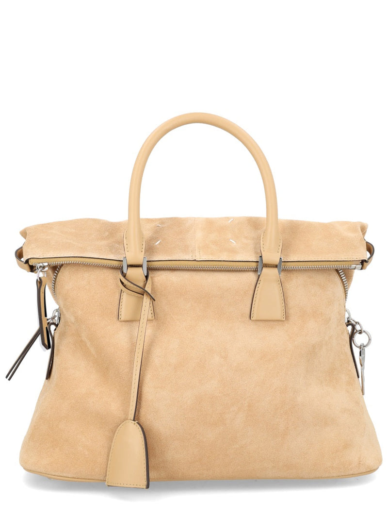 Maison Margiela 5ac Shoulder Bag — Beige Leather