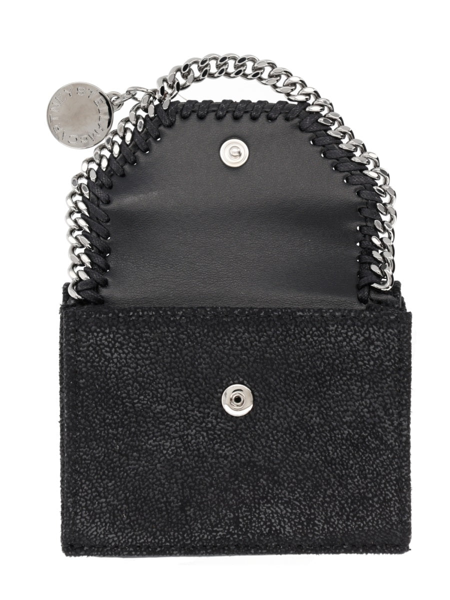 Stella Mccartney Falabella Wallet — Black Polyester & Purses
