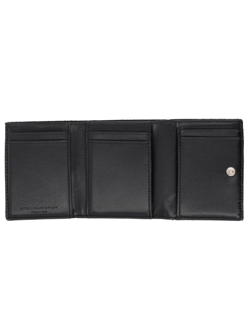Stella Mccartney Falabella Wallet — Black Polyester & Purses