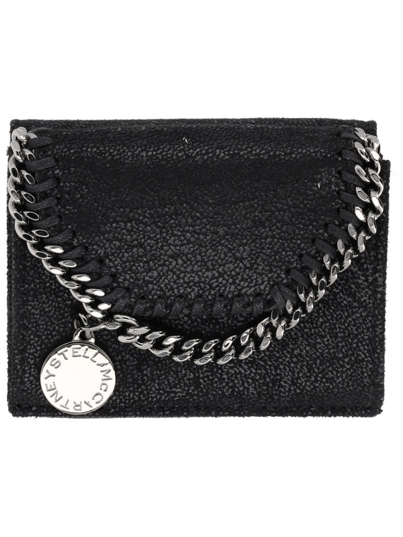 Stella Mccartney Falabella Wallet — Black Polyester & Purses