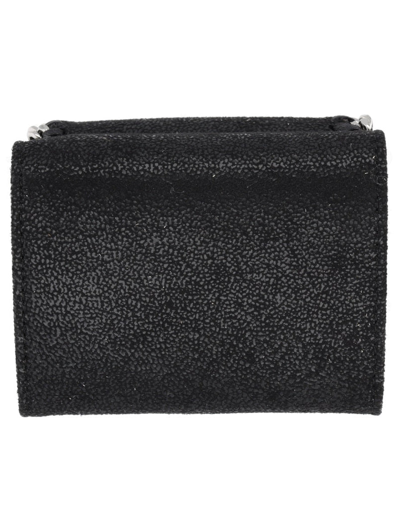 Stella Mccartney Falabella Wallet — Black Polyester & Purses