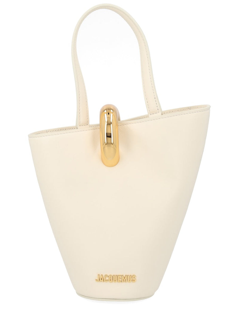 Jacquemus Shoulder Bag — Beige Leather