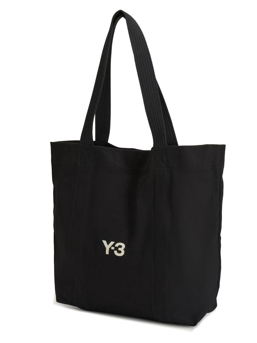 Adidas Cotton Logo Tote Bag — Black
