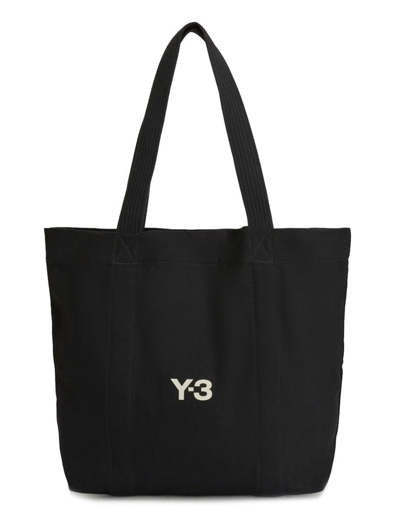 Adidas Cotton Logo Tote Bag — Black