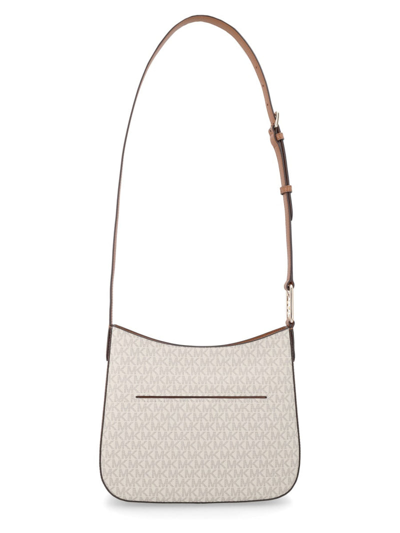Michael Michael Kors Logo-Detailed Shoulder Bag — Beige 89.pvc
