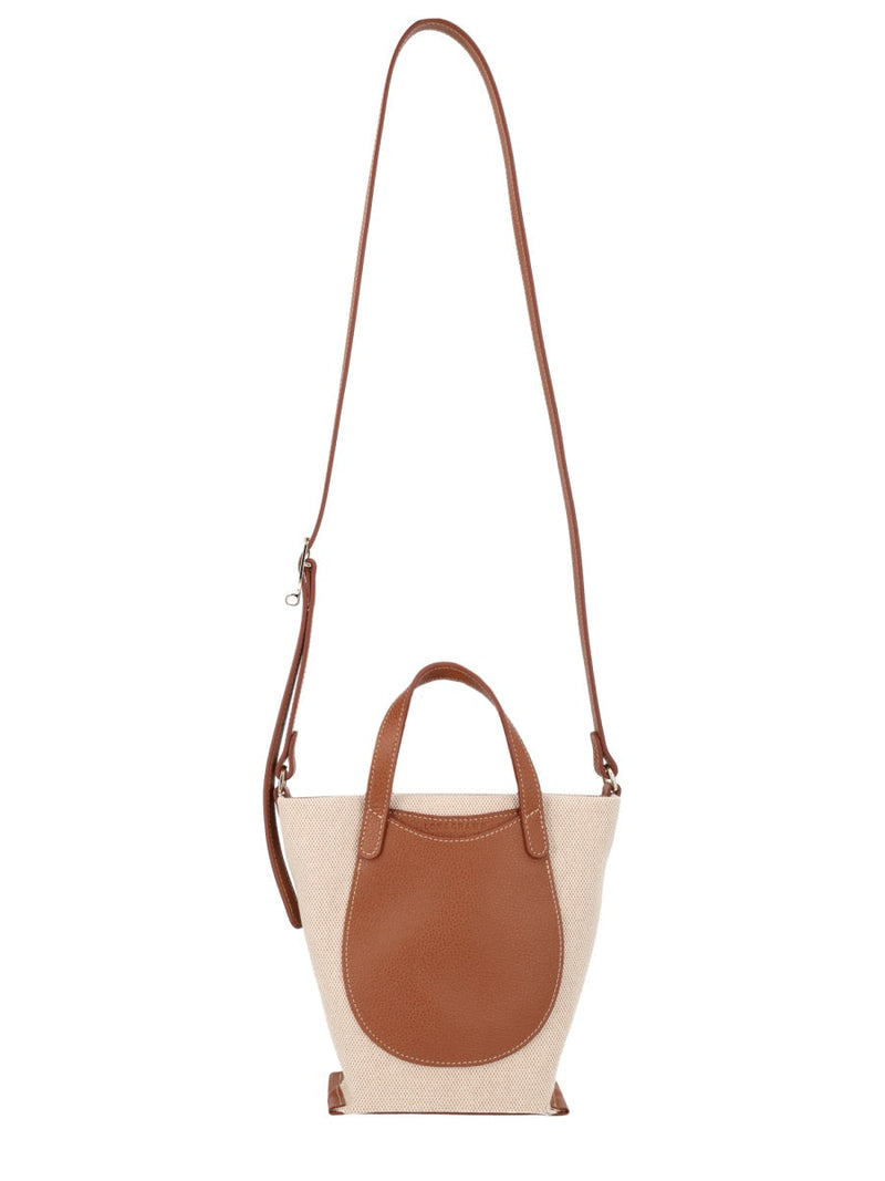 Longchamp Complice Shoulder Bag — Brown Canvas