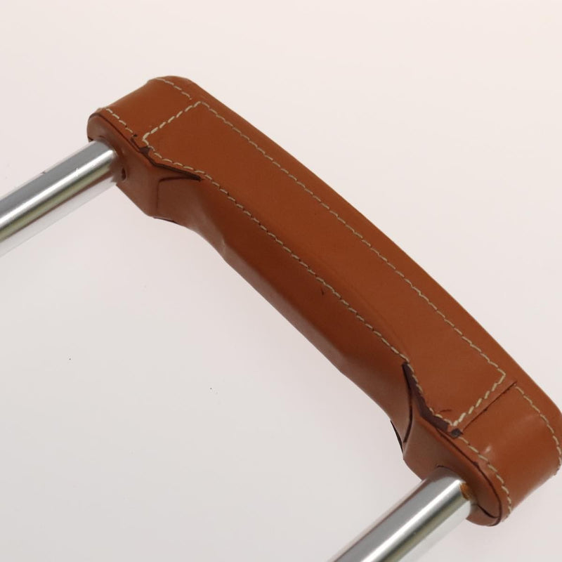 Goyard Bourget Trolley Rolling Luggage Coated Canvas Brown Pvc Bag
