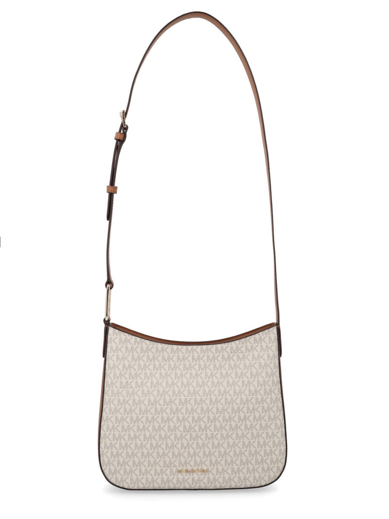 Michael Michael Kors Logo-Detailed Shoulder Bag — Beige 89.pvc