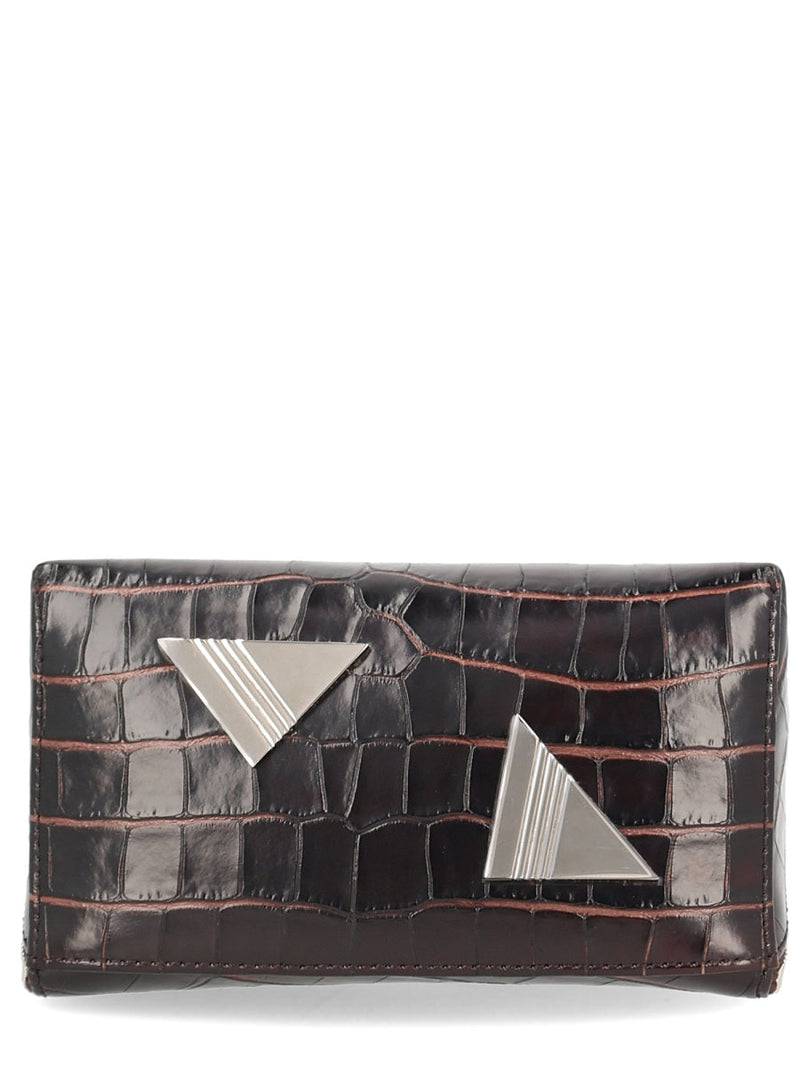 The Attico Friday Mini Bag — Brown Calf Leather